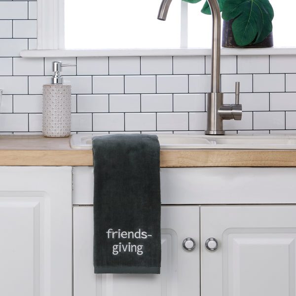 Skl Home Friendsgiving 2-Piece Hand Towel Set Green