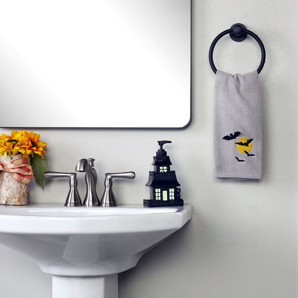 Skl Home Full Moon Flight 2-Piece Hand Towel Set Gray