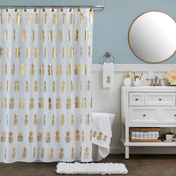 Skl Home Gilded Pineapple Toothbrush Holder White/Gold