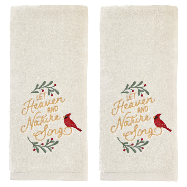 skl home Heaven & Nature 2-Piece Hand Towel Set Natural