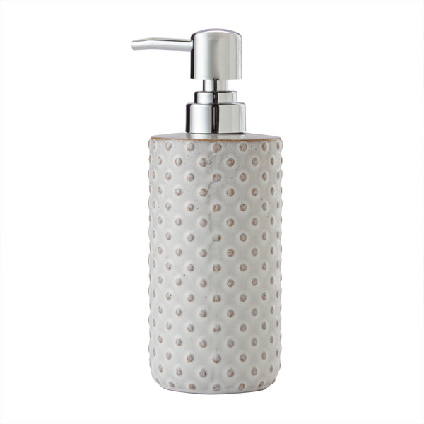 skl home Hobnail Lotion/Soap Dispenser Cream/Natural