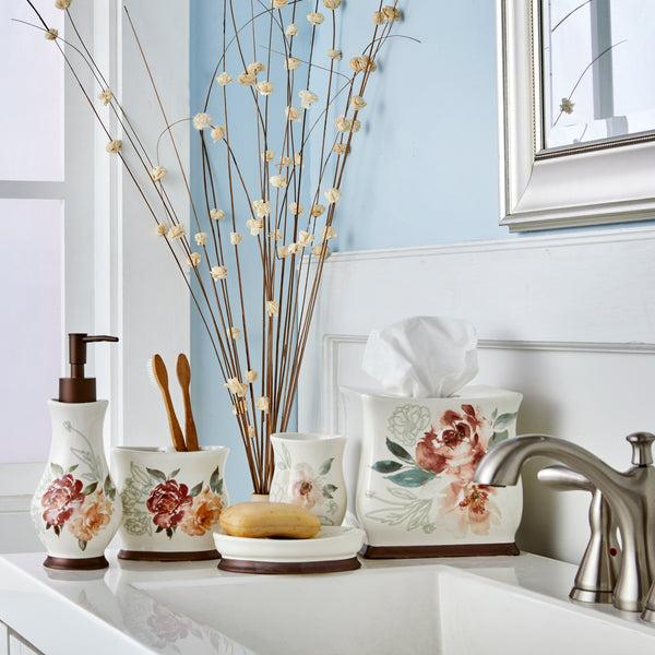 Skl Home Holland Floral Lotion/Soap Dispenser Natural/Multi