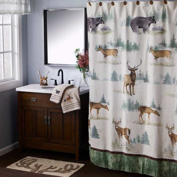 skl home Home On The Range Fabric Shower Curtain Multi