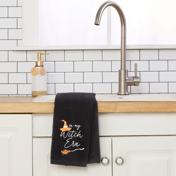 Skl Home In My Witch Era 2-Piece Hand Towel Set Black