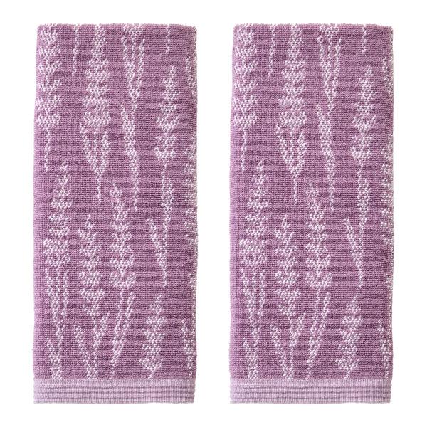 skl home Lavender Silhouette 2-Piece Hand Towel Set Purple