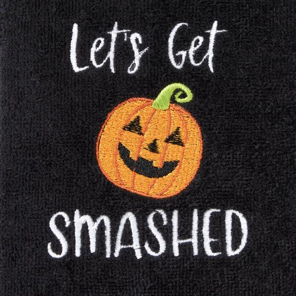 Skl Home Let's Get Smashed 2-Piece Hand Towel Set Black/Multi