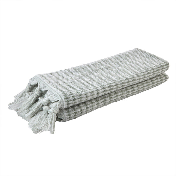 Skl Home Longborough 2-Piece Turkish Cotton Hand Towel Set Sage