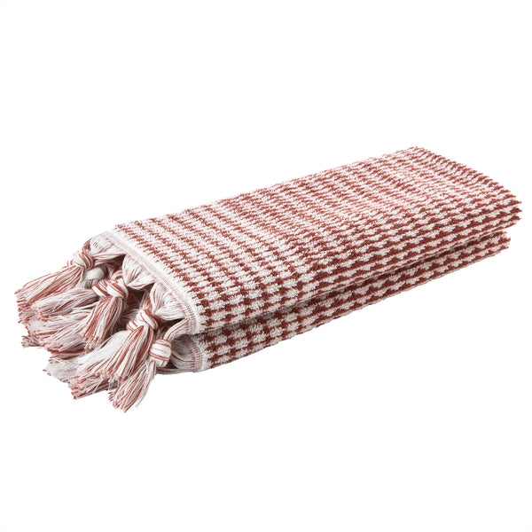 Skl Home Longborough 2-Piece Turkish Cotton Hand Towel Set Spice