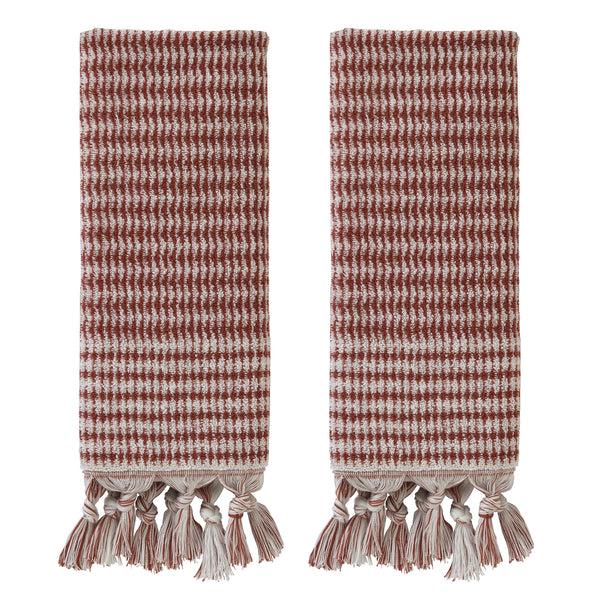 skl home Longborough 2-Piece Turkish Cotton Hand Towel Set Spice