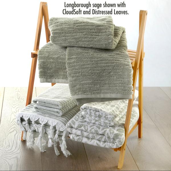 Skl Home Longborough 4-Piece Turkish Cotton Washcloth Set Sage