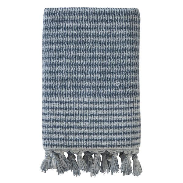 skl home Longborough Turkish Cotton Bath Towel Denim