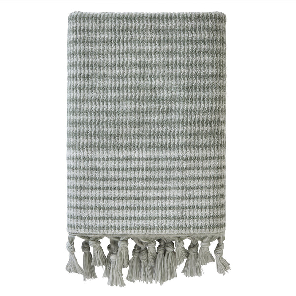 skl home Longborough Turkish Cotton Bath Towel Sage