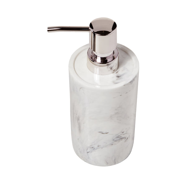 Skl Home Marble Swirl Lotion/Soap Dispenser White/Gray