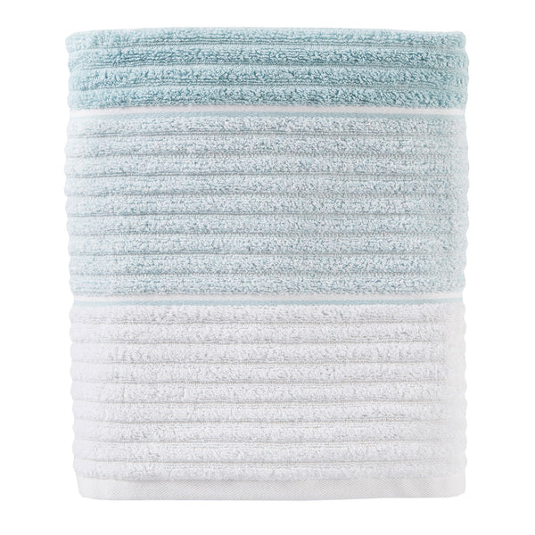 skl home Planet Ombre Turkish Cotton Bath Towel Aqua