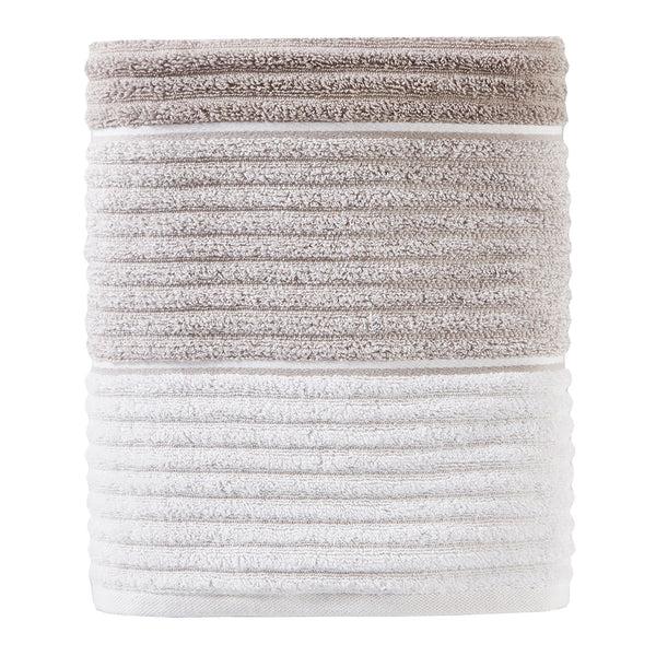 skl home Planet Ombre Turkish Cotton Bath Towel Taupe