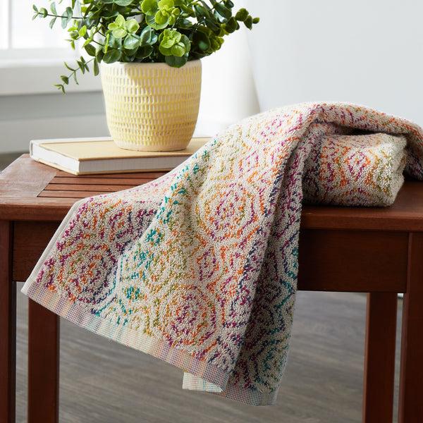 Skl Home Rhapsody 2-Piece Hand Towel Set Bright Multi