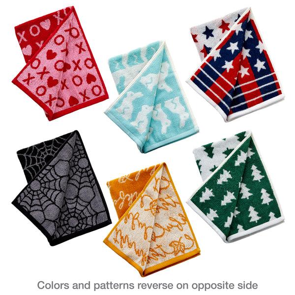 Skl Home Seasonal 6-Piece Jacquard Hand Towel Set Assorted