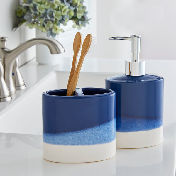 Skl Home Alanya Toothbrush Holder Indigo