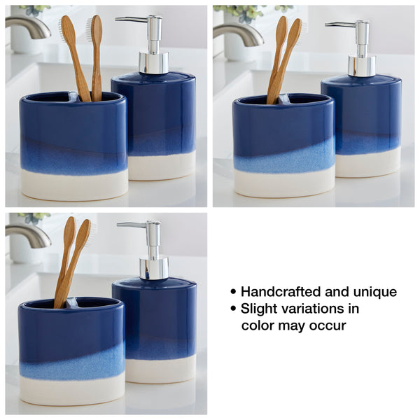 Skl Home Alanya Toothbrush Holder Indigo