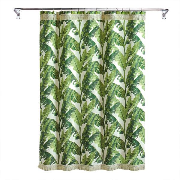Skl Home Bali Shower Curtain Green