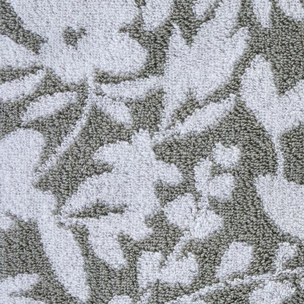 Skl Home Bedford Floral Jacquard Bath Towel Sage