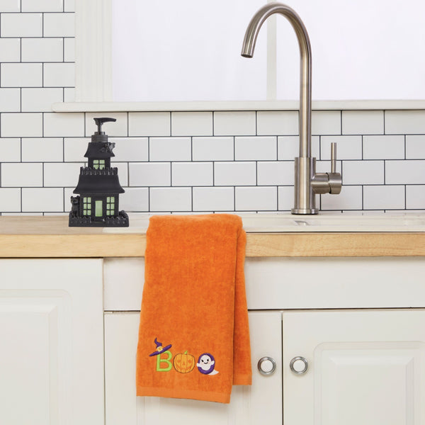 Skl Home Boo 2-Piece Hand Towel Set Orange