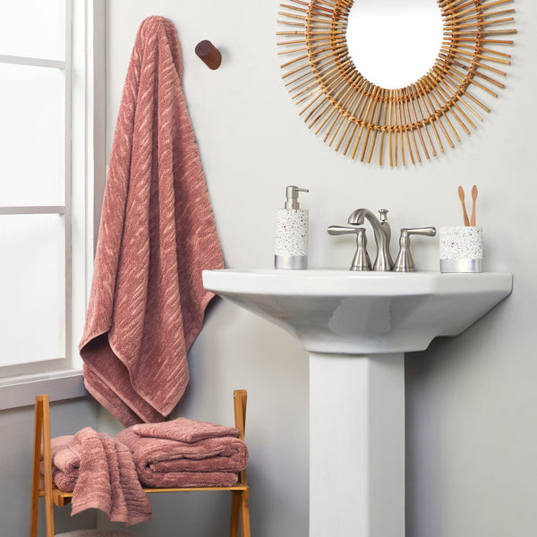 Skl Home CloudSoft Cotton Luxury Bath Towel Clay