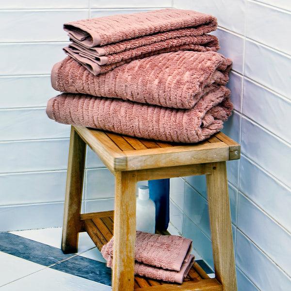 Skl Home CloudSoft Cotton Luxury Bath Towel Clay