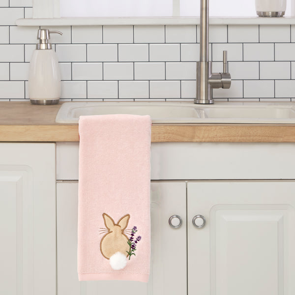 Skl Home Cotton Tail 2-Piece Hand Towel Set Pink