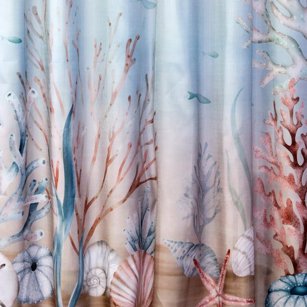 Skl Home Curacao Fabric Shower Curtain Multi