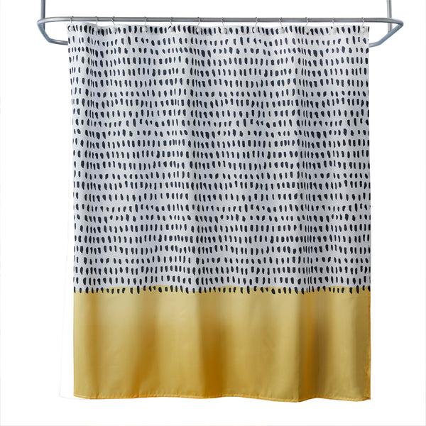 Skl Home Dotty Waves Fabric Shower Curtain Multi