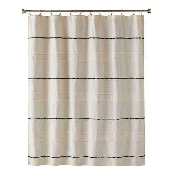 Skl Home Frayser Fabric Shower Curtain Linen