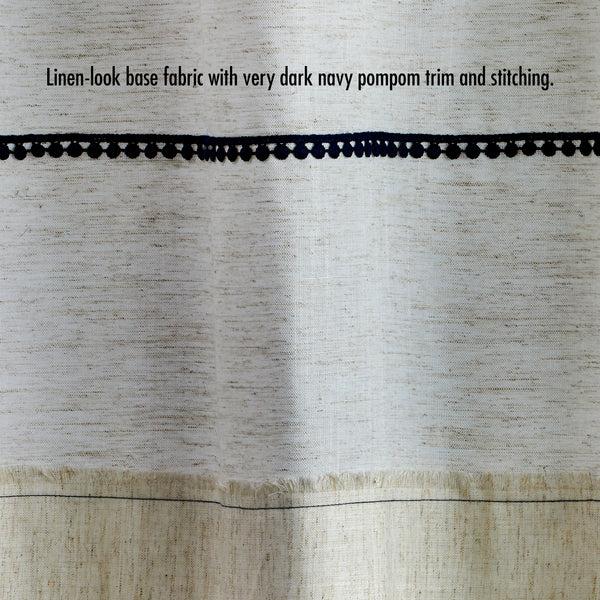 Skl Home Frayser Fabric Shower Curtain Linen