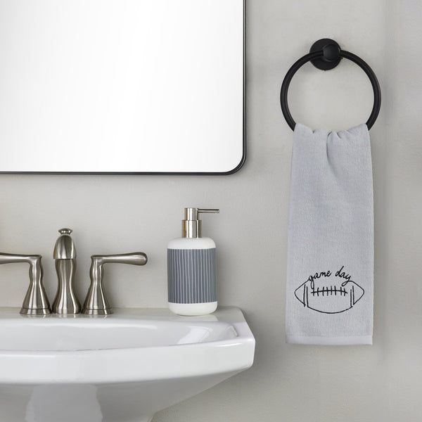 Skl Home Game Day 2-Piece Hand Towel Set Gray