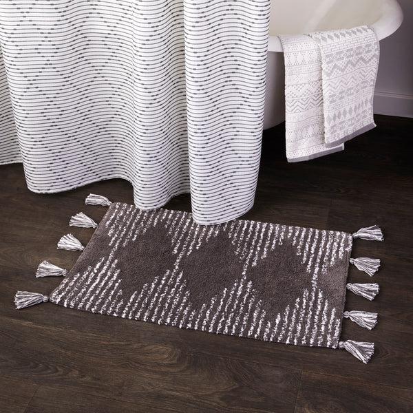 Skl Home Geo Diamond Rug Charcoal