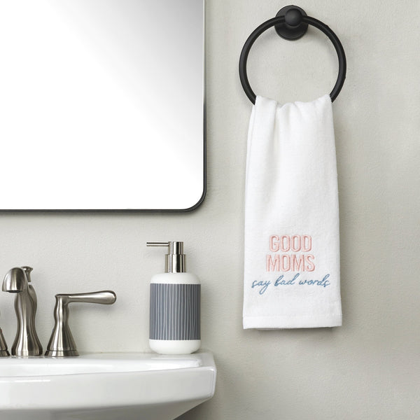 Skl Home Good Moms 2-Piece Hand Towel Set White