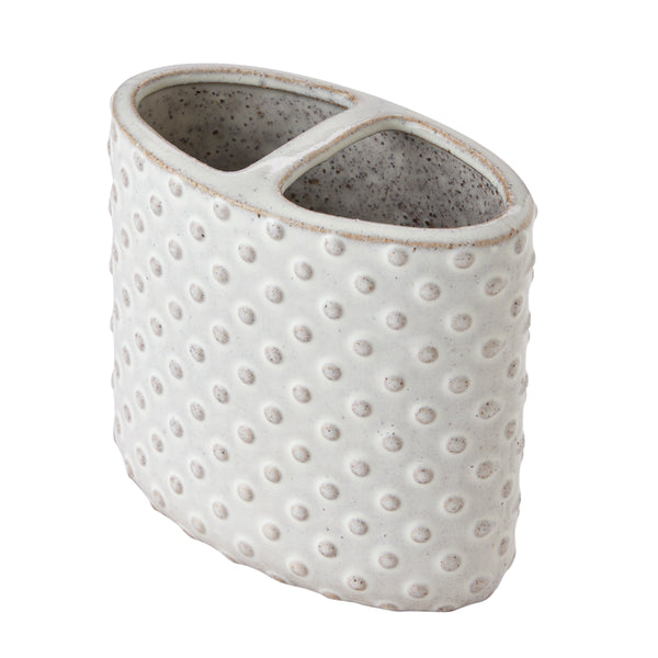 skl home Hobnail Toothbrush Holder Cream/Natural