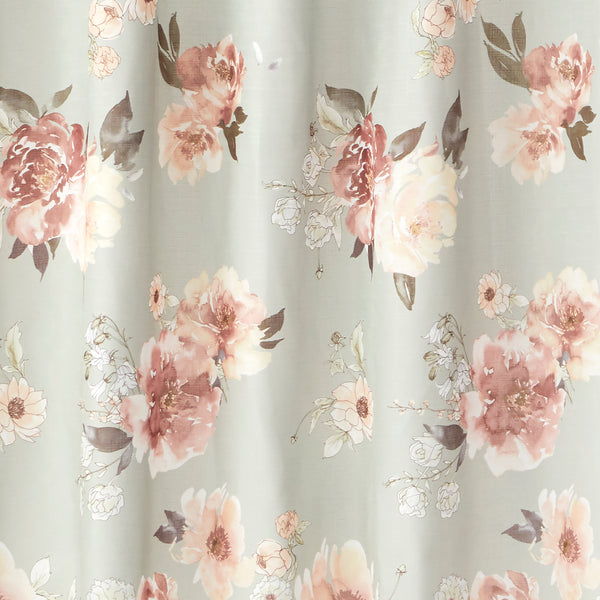 Skl Home Holland Floral Fabric Shower Curtain Sage