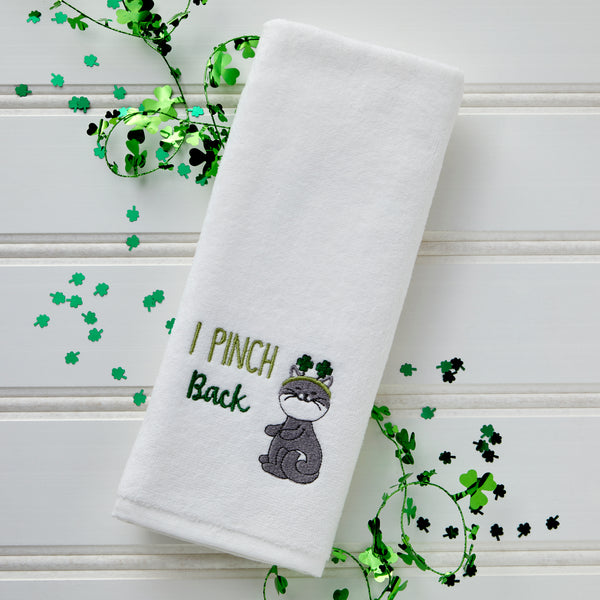 Skl Home I Pinch Back 2-Piece Hand Towel Set White
