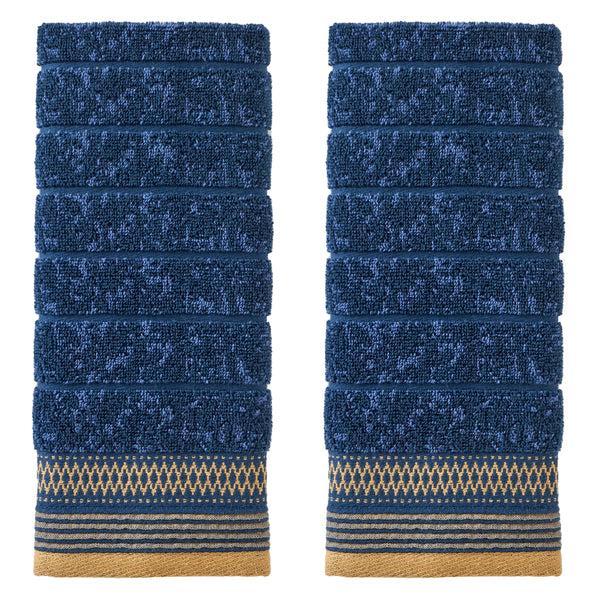 skl home Juxtapose 2-Piece Hand Towel Set Ink