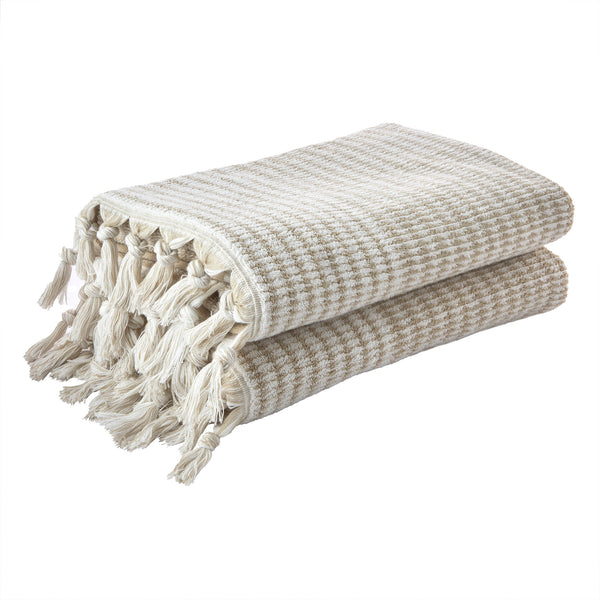 Skl Home Longborough Turkish Cotton Bath Towel Tan