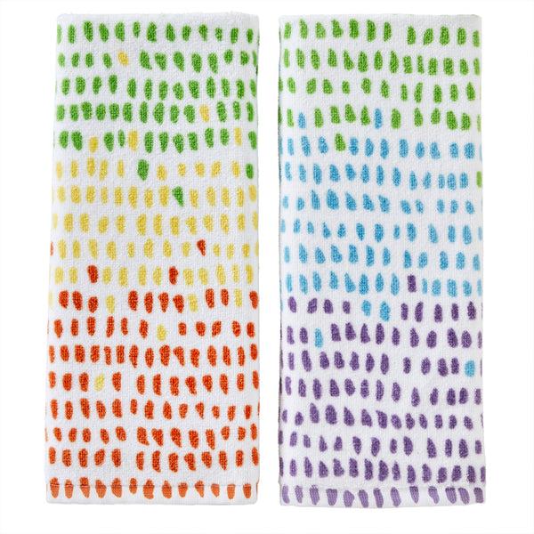 skl home Mad Dash 2-Piece Hand Towel Set Multi