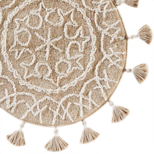 Skl Home Medallia Round Rug Natural