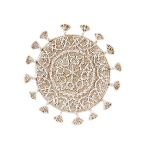 skl home Medallia Round Rug Natural
