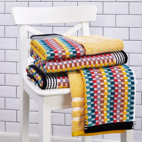 Skl Home Mid-Century 2-Piece Hand Towel Set Multi