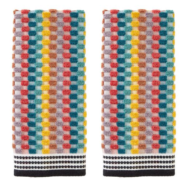 skl home Mid-Century 2-Piece Hand Towel Set Multi