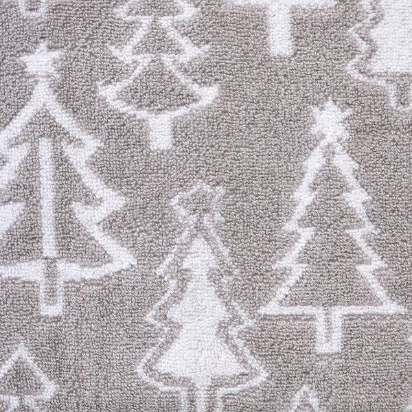 Skl Home Mod Tree Jacquard Bath Towel Gray