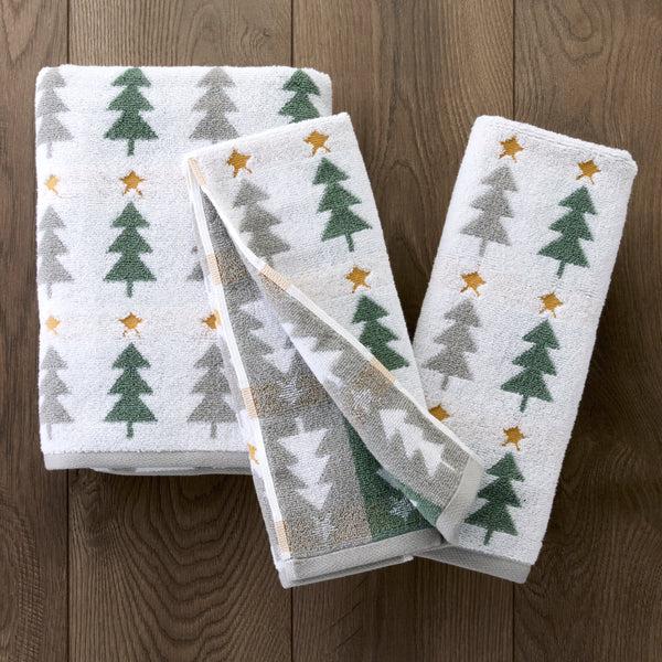 Skl Home Multi Trees Jacquard Bath Towel Multi