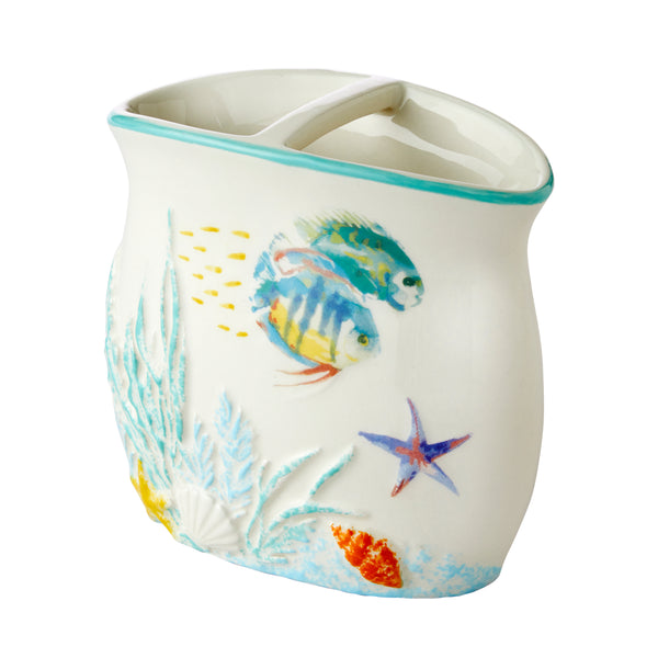Skl Home Ocean Watercolor Toothbrush Holder Multi
