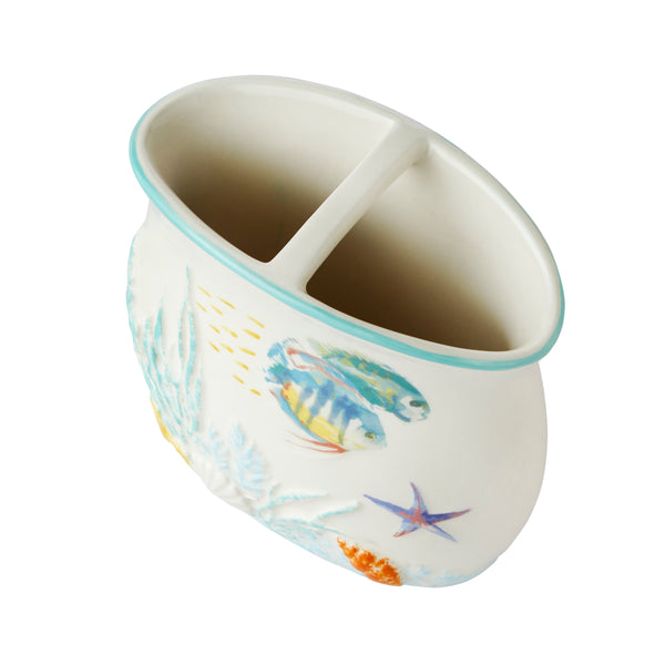 Skl Home Ocean Watercolor Toothbrush Holder Multi